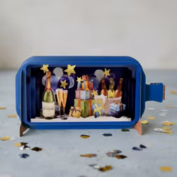 Alljoy Design -  Flaskepost  - Bursdag