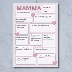 Raus Hverdag - "Min Mamma" kort