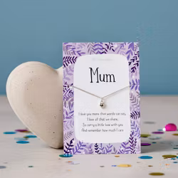 Manta Makes - Hjerte Sølvkjede - "Mum"