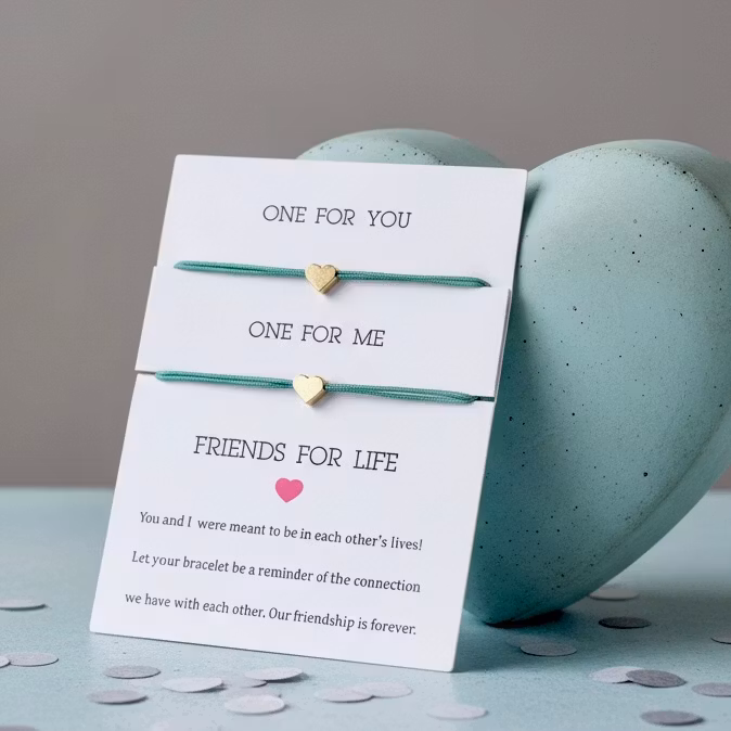 Parsley & Pepper - Friends for Life Bracelet - Mint Heart