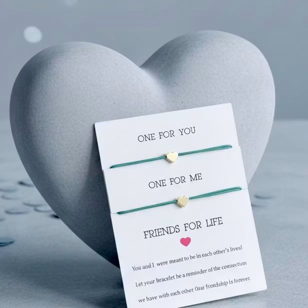 Parsley & Pepper - Friends for Life Bracelet - Mint Heart