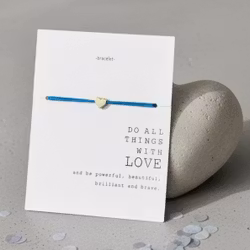 Parsley & Pepper - Friendship Heart Bracelet  - Blå