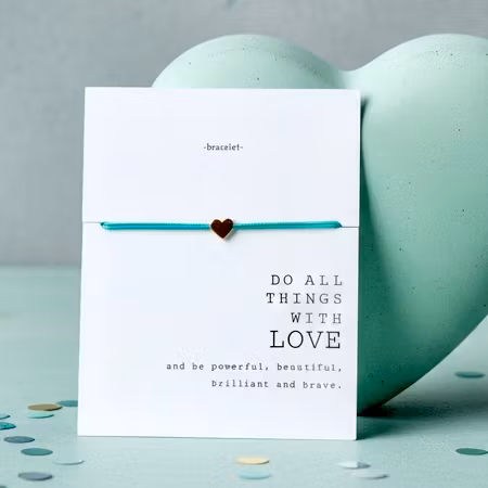 Parsley & Pepper - Friendship Heart Bracelet  - Turkis