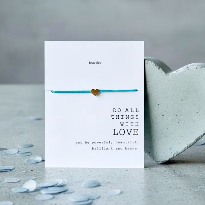 Parsley & Pepper - Friendship Heart Bracelet  - Turkis
