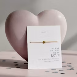 Parsley & Pepper - Friendship Bracelet - Heart -Peach