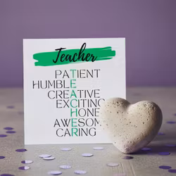 Raus Hverdag -  "Teacher" Kort