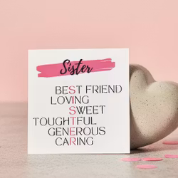 Raus Hverdag -  "Sister" Kort