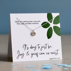 Gigis Petals - "Just BE" Sølvkjede