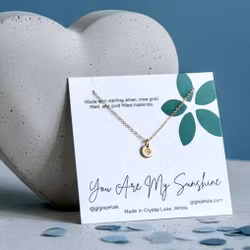 Gigis Petals - "You are my Sunshine" Gullkjede