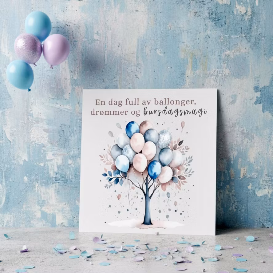 Bursdagskort - Bursdagsmagi