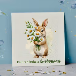 Bursdagskort - En bukett med Bursdagsmagi