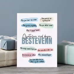 Raus Hverdag - "Min Bestevenn" kort