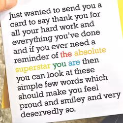 The Right Lines kort - "The Absolute Superstar You Are"