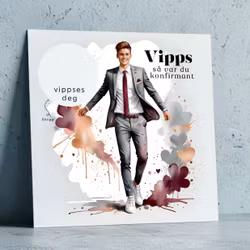 Vipps Konfirmasjonskort  - Dress