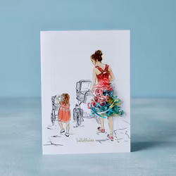 Lütteblüten kort - Trille barnevogn