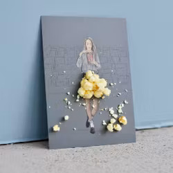 Lütteblüten kort - Popcorn på kino