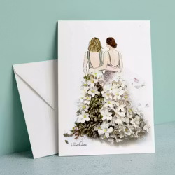 Lütteblüten kort - Brudepar