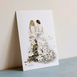 Lütteblüten kort - Brudepar