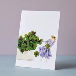 Lütteblüten kort - Blomsterhilsen