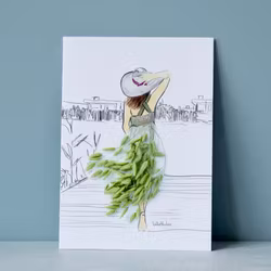 Lütteblüten kort - Endelig fremme