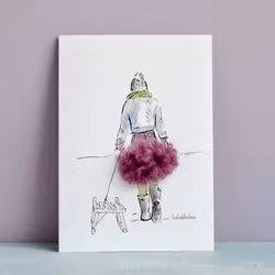 Lütteblüten kort - Winter wonderland