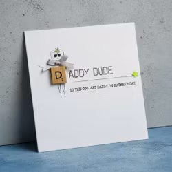 Bexy Boo Greeting Card - "DADDY DUDE"