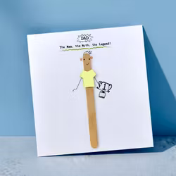 Bexy Boo Greeting Card - "DAD - the Man, the Myth, the Legend"