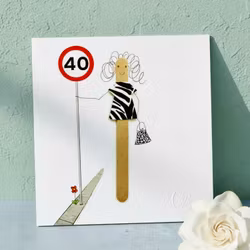 Bexy Boo Greeting Card - Age 40