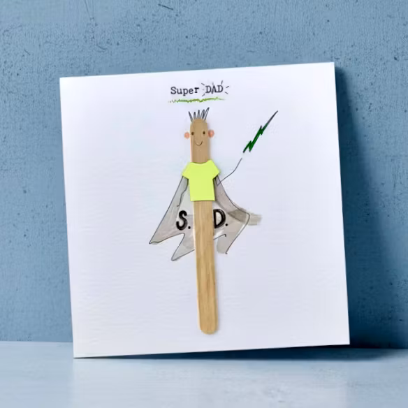 Bexy Boo Greeting Card - "SUPER DAD"