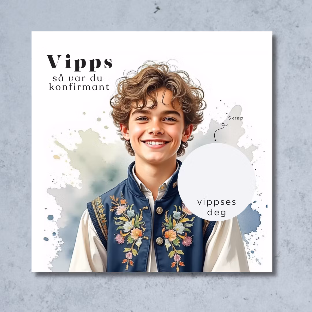 Vipps Konfirmasjonskort