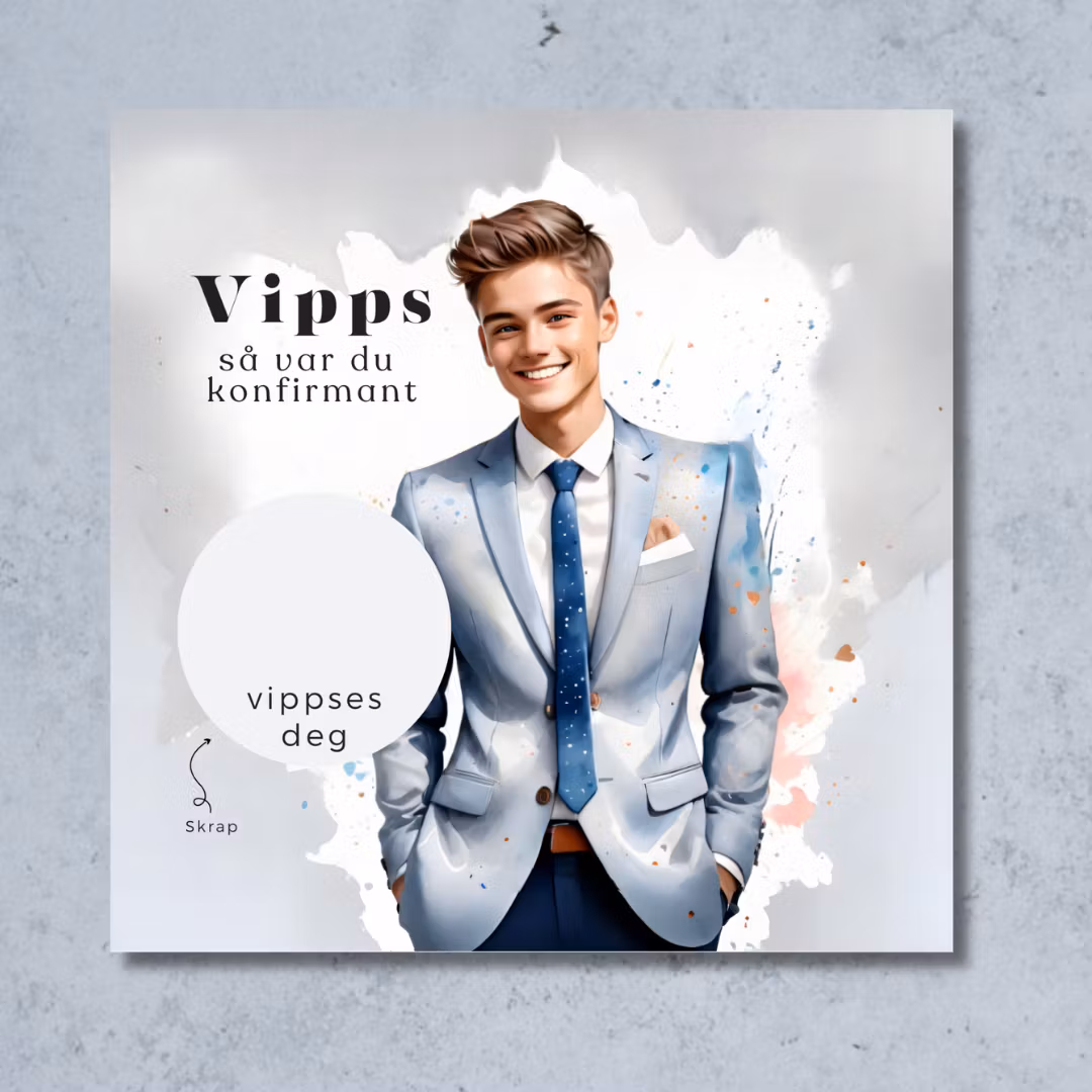 Vipps Konfirmasjonskort