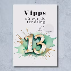 Vipps Bursdagskort - Tenåring