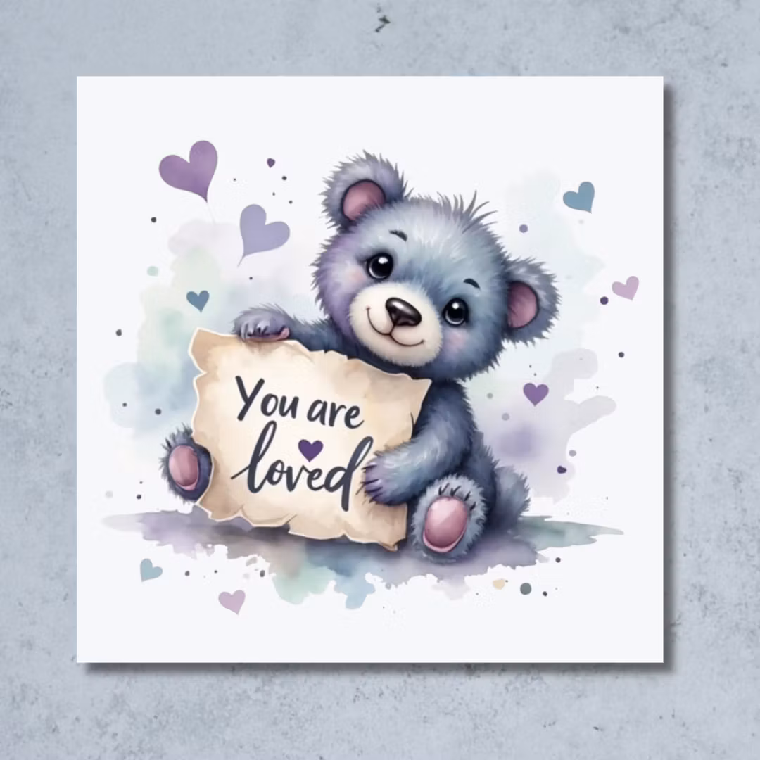 Bursdagskort - You are loved