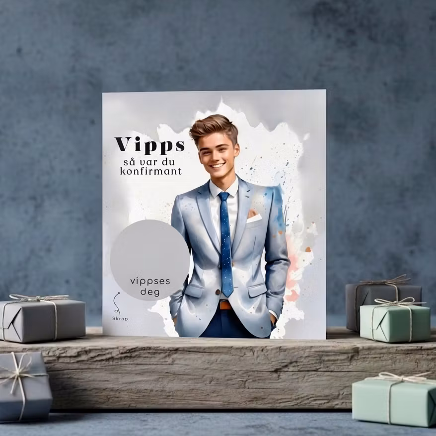 Vipps Konfirmasjonskort
