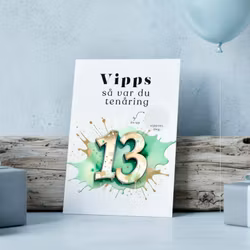 Vipps Bursdagskort - Tenåring