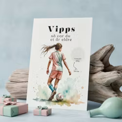 Vipps Bursdagskort - Fotballjente