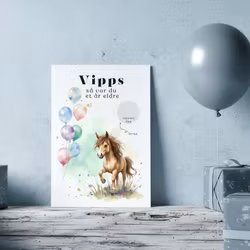 Vipps Bursdagskort - Hest
