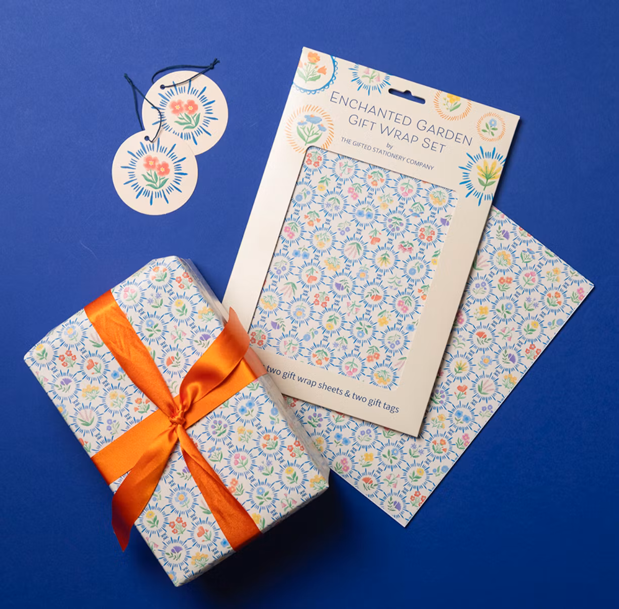 Gavepapir Set - Enchanted Garden