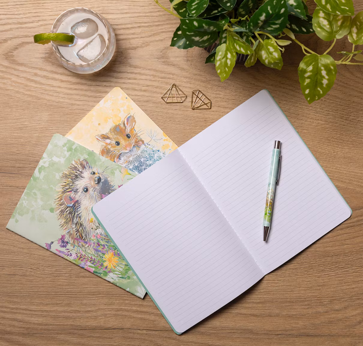 3pk A5 Notatbøker - Wildlife