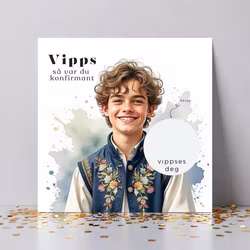 Vipps Konfirmasjonskort
