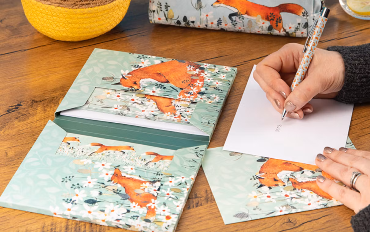 Kortpakke - 12 kort - Fox