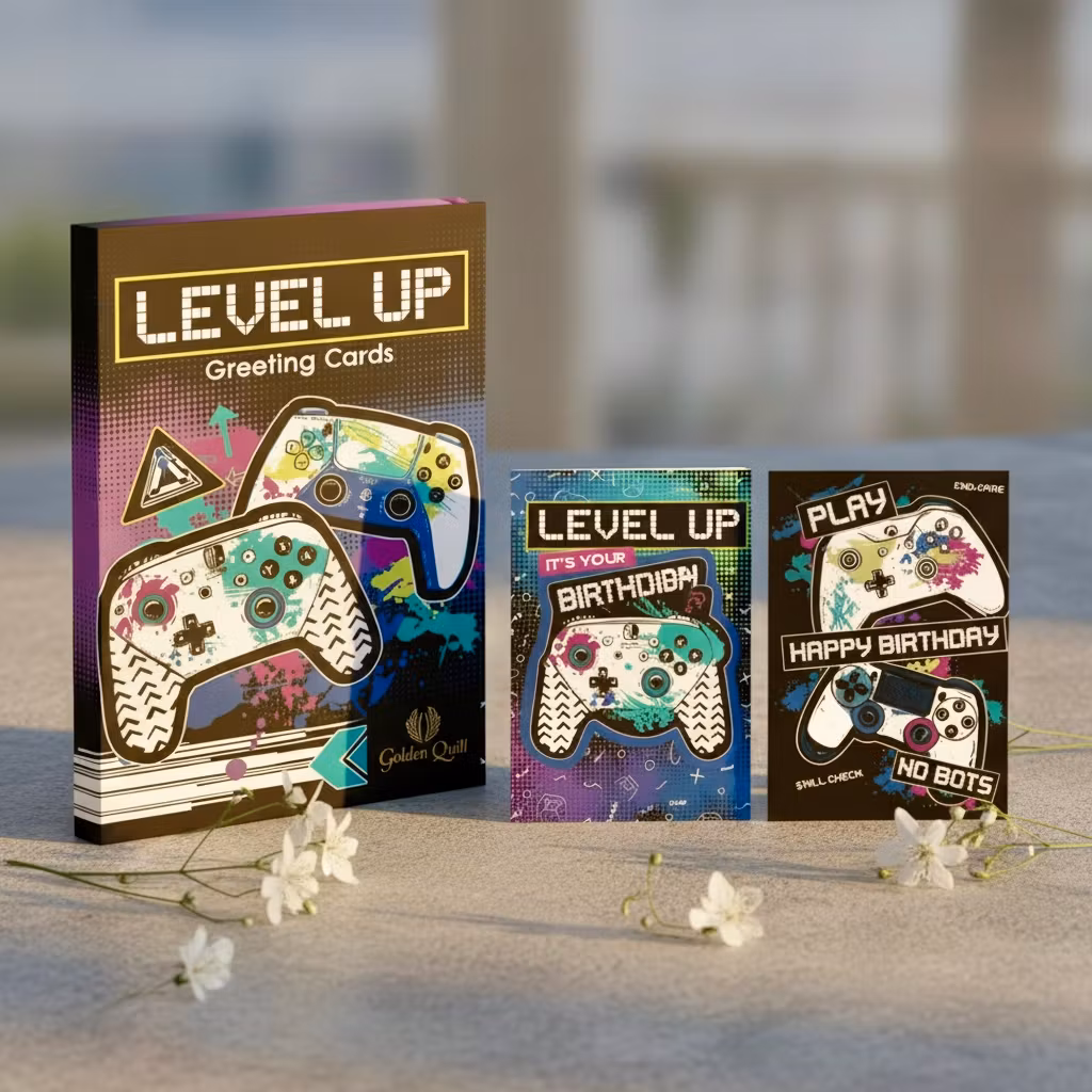 Kortpakke - 12 kort - Gaming