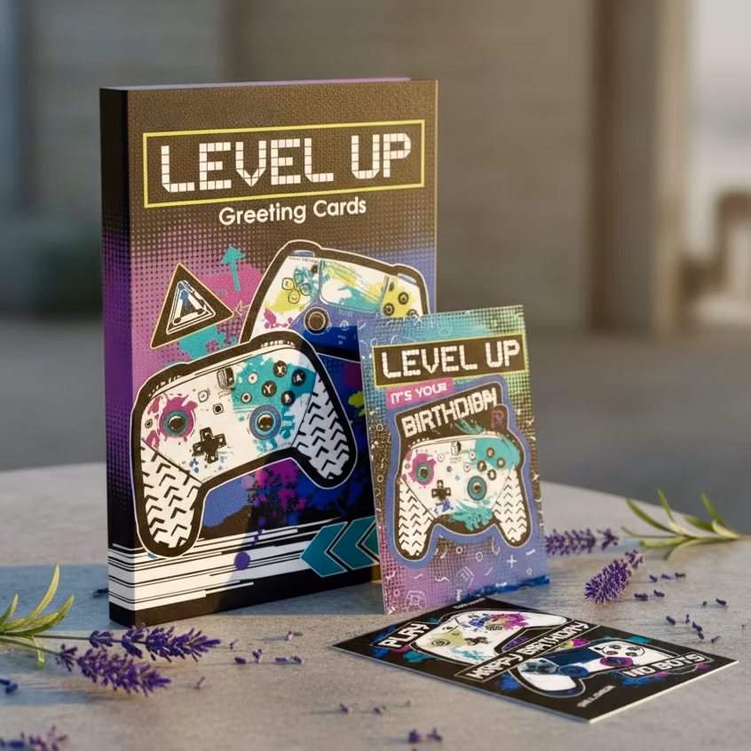 Kortpakke - 12 kort - Gaming