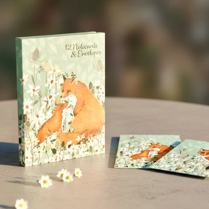 Kortpakke - 12 kort - Fox