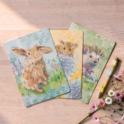 3pk A5 Notatbøker - Wildlife