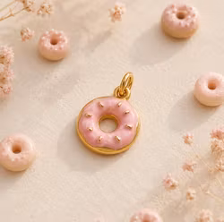 Pink Donut  Charm