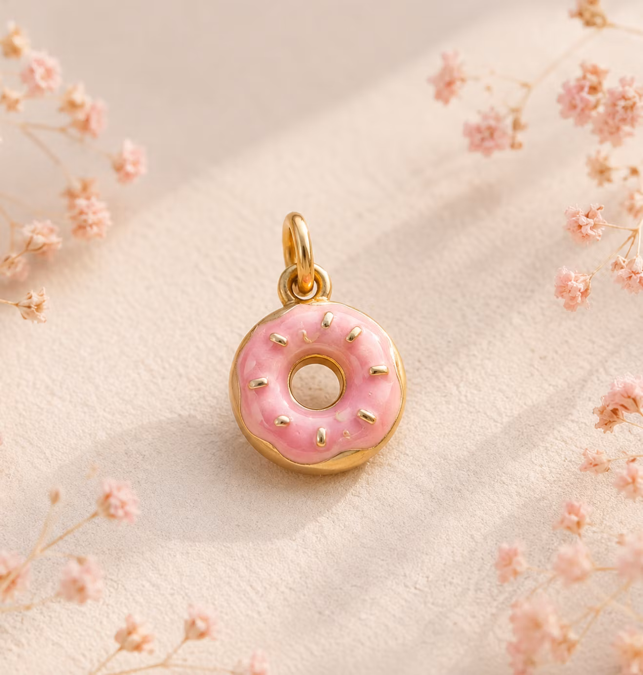 Pink Donut  Charm