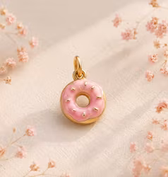 Pink Donut  Charm
