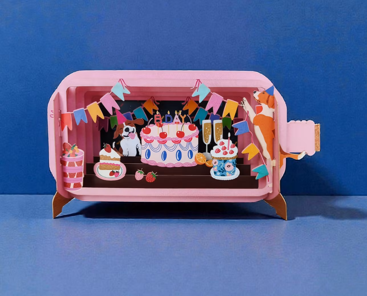 Alljoy Design -  Flaskepost  - Birthday Cake
