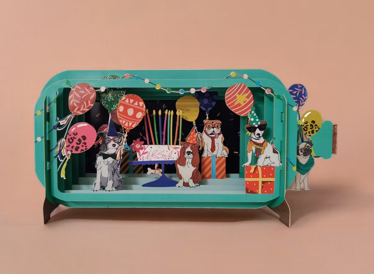 Alljoy Design -  Flaskepost  - Pawty Time